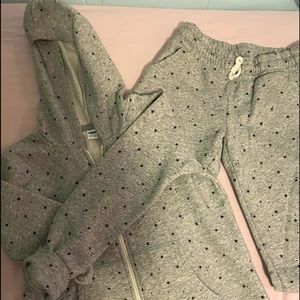 Girls Old Navy hoodie and sweatpants Sz10-12